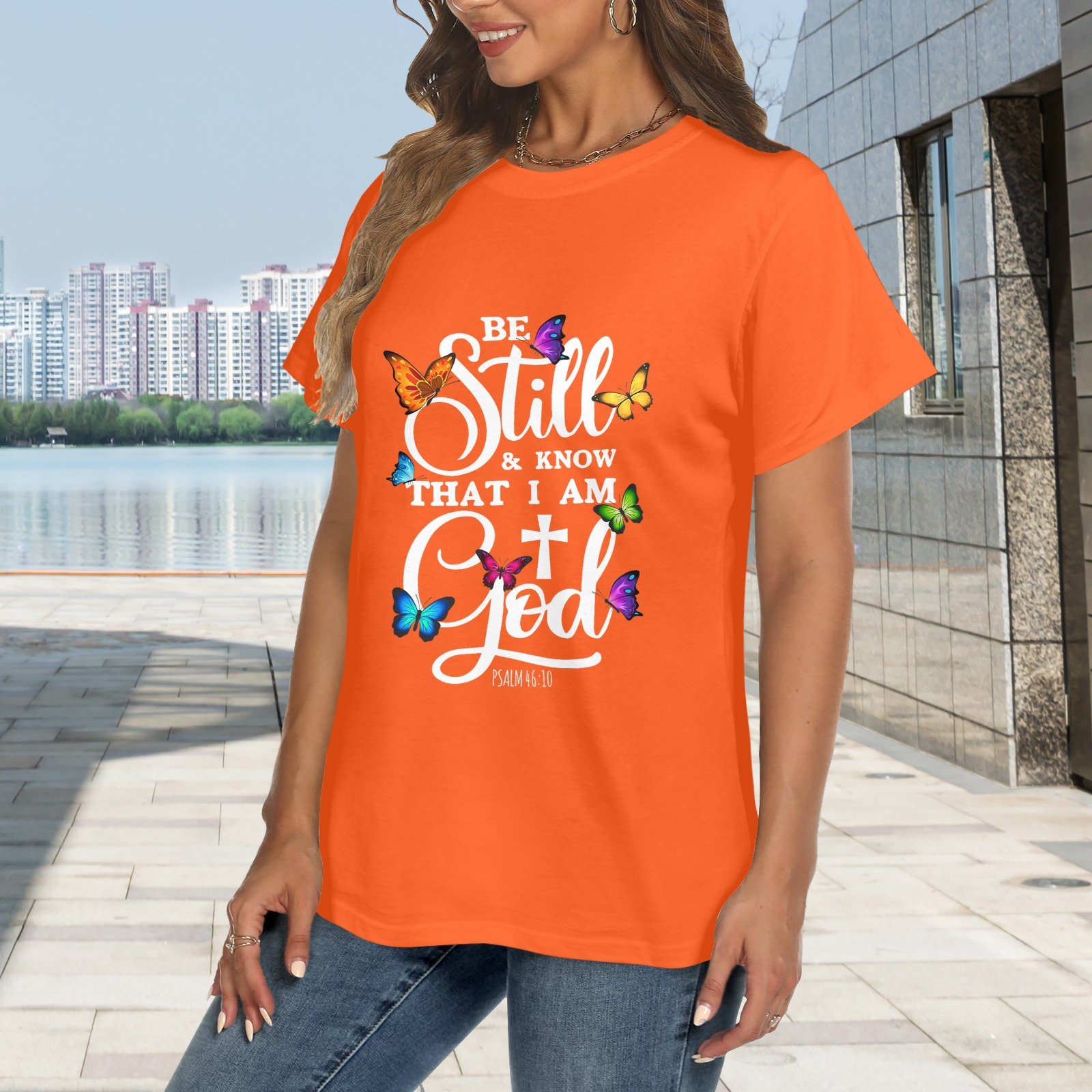 Women's Crewneck Short Sleeve T-Shirt - Image 2