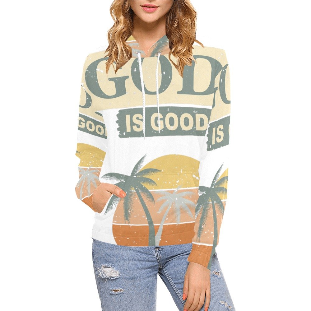 Women’s All-Over Print Christian Hoodie Faith-filled comfort. Spirit-led style.