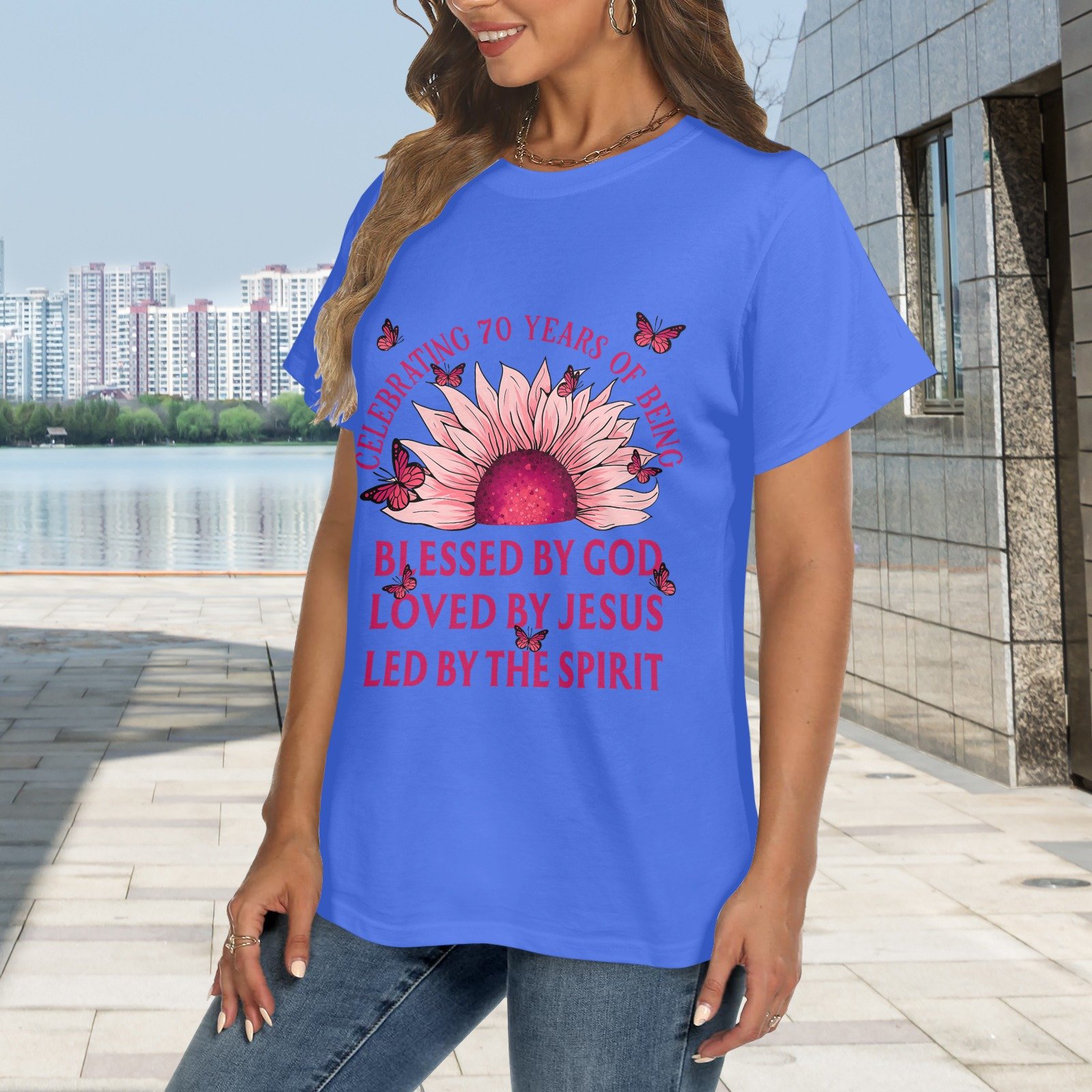 Women's Crewneck Short Sleeve T-Shirt - Image 2