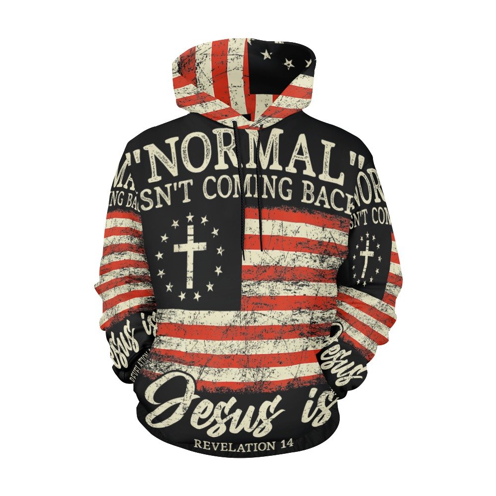 Women’s All-Over Print Christian Hoodie Faith-filled comfort. Spirit-led style. - Image 3