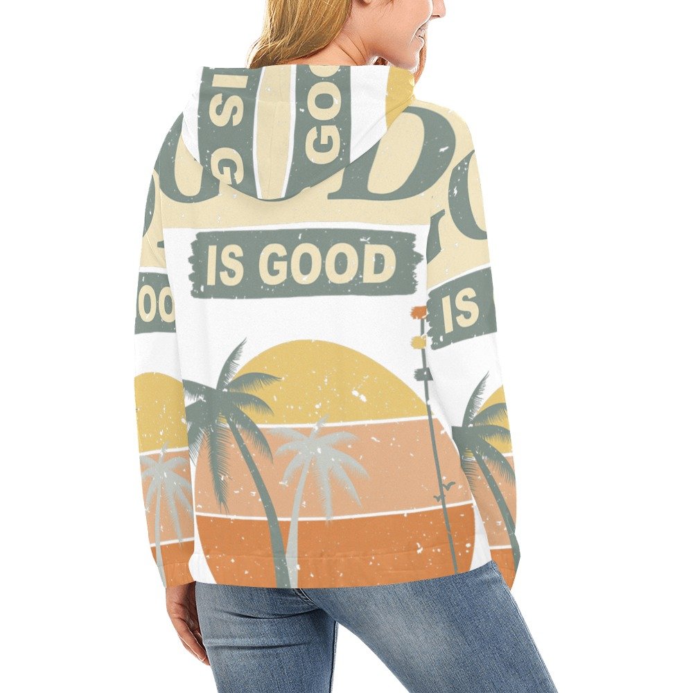 Women’s All-Over Print Christian Hoodie Faith-filled comfort. Spirit-led style. - Image 2