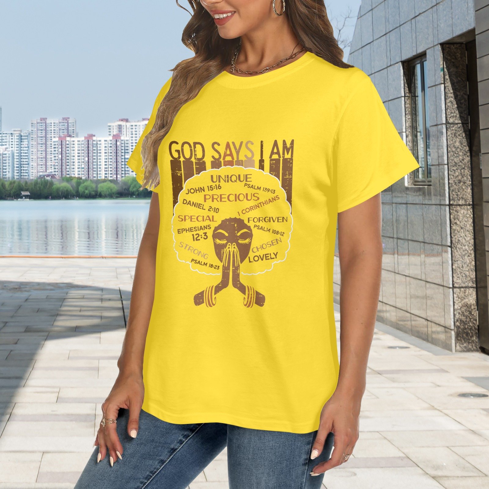 Women's Crewneck Short Sleeve T-Shirt - Image 2