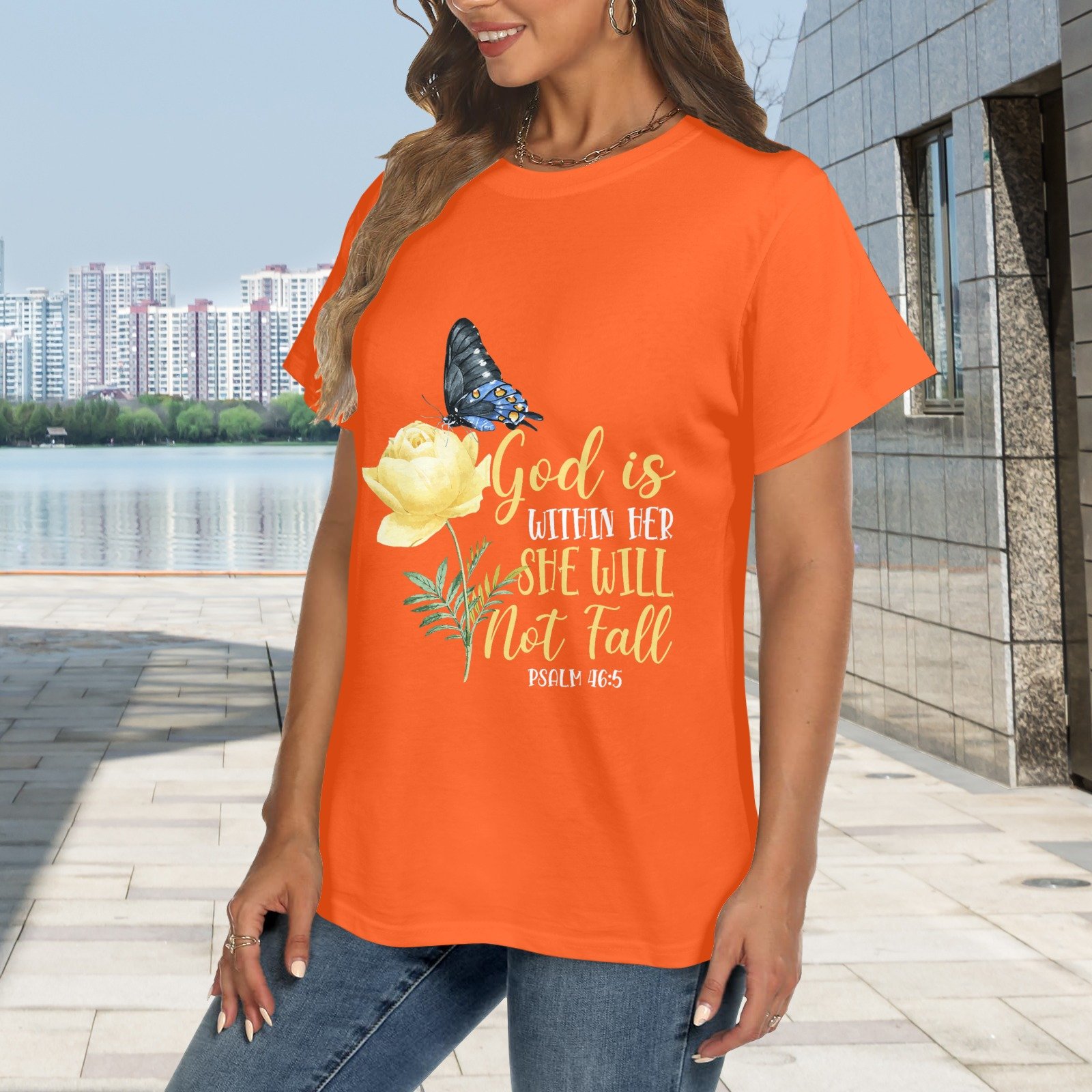 Women's Crewneck Short Sleeve T-Shirt - Image 2