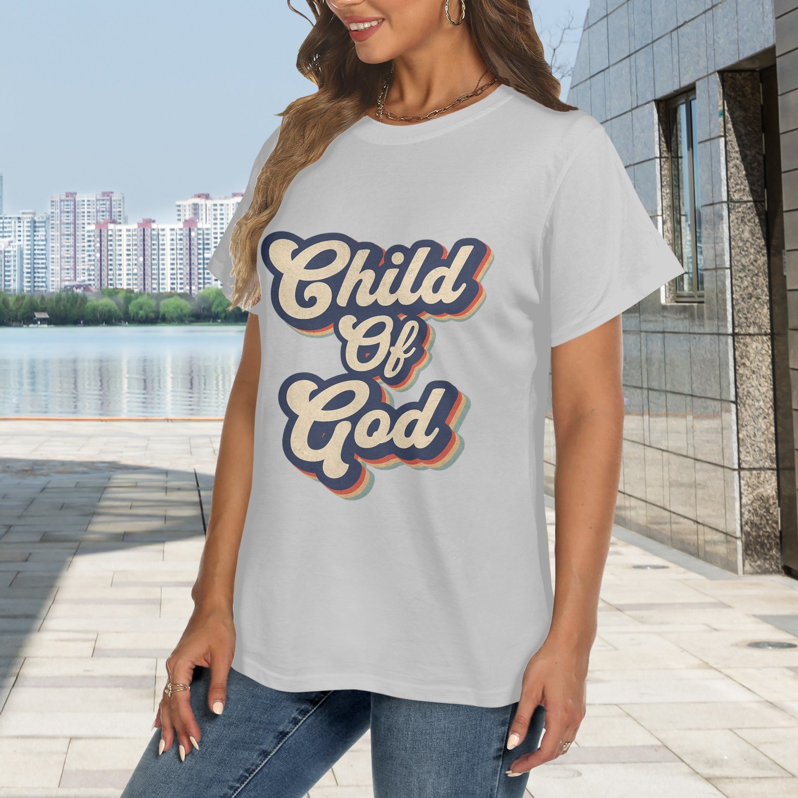 Women's Crewneck Short Sleeve T-Shirt - Image 2