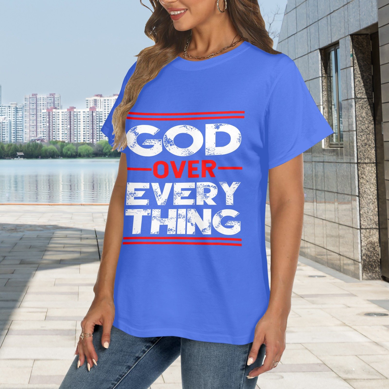 Women's Crewneck Short Sleeve T-Shirt - Image 2