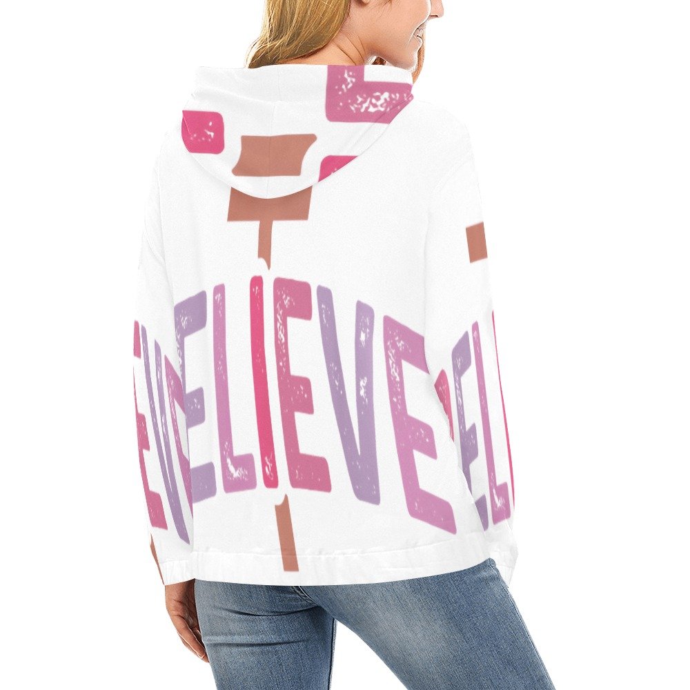 Women’s All-Over Print Christian Hoodie Faith-filled comfort. Spirit-led style. - Image 2