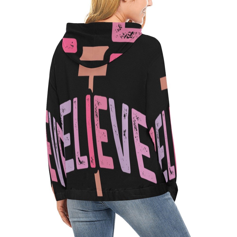 Women’s All-Over Print Christian Hoodie Faith-filled comfort. Spirit-led style. - Image 2