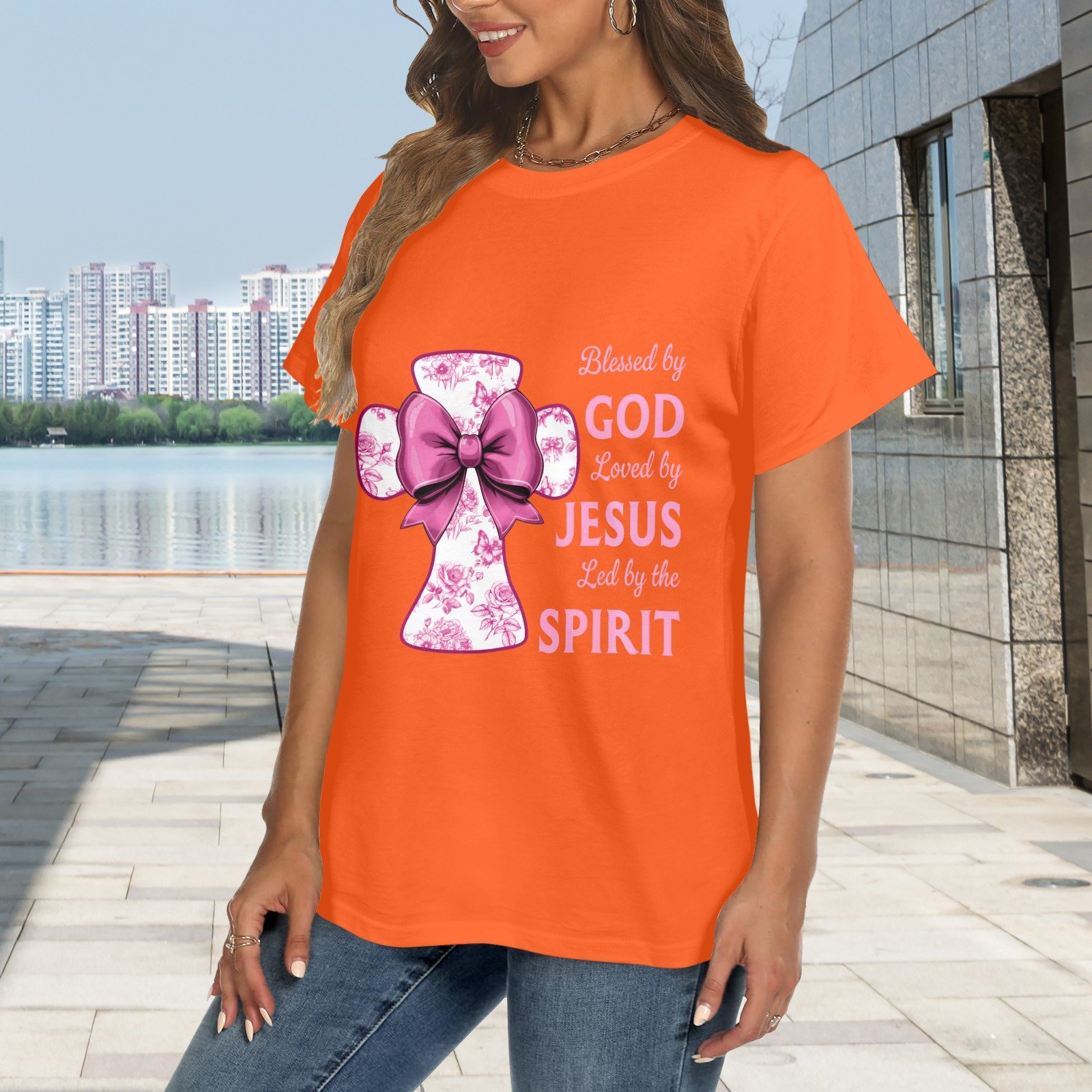Women's Crewneck Short Sleeve T-Shirt - Image 2