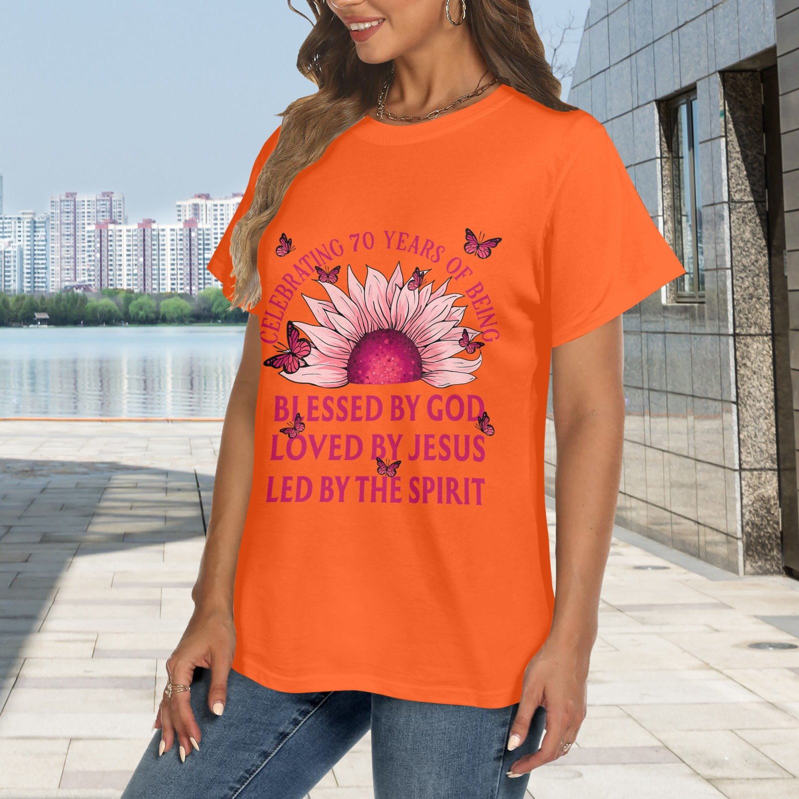 Women's Crewneck Short Sleeve T-Shirt - Image 2