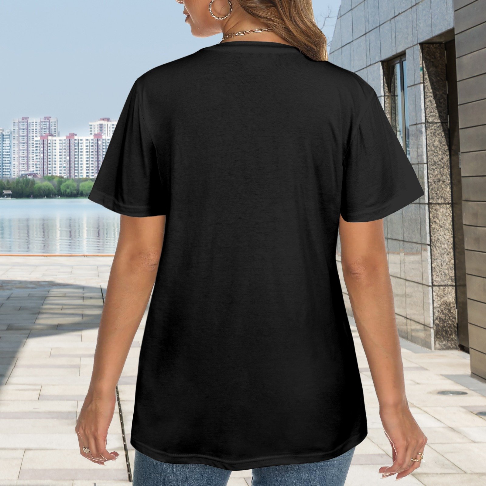 Women's Crewneck Short Sleeve T-Shirt - Image 3