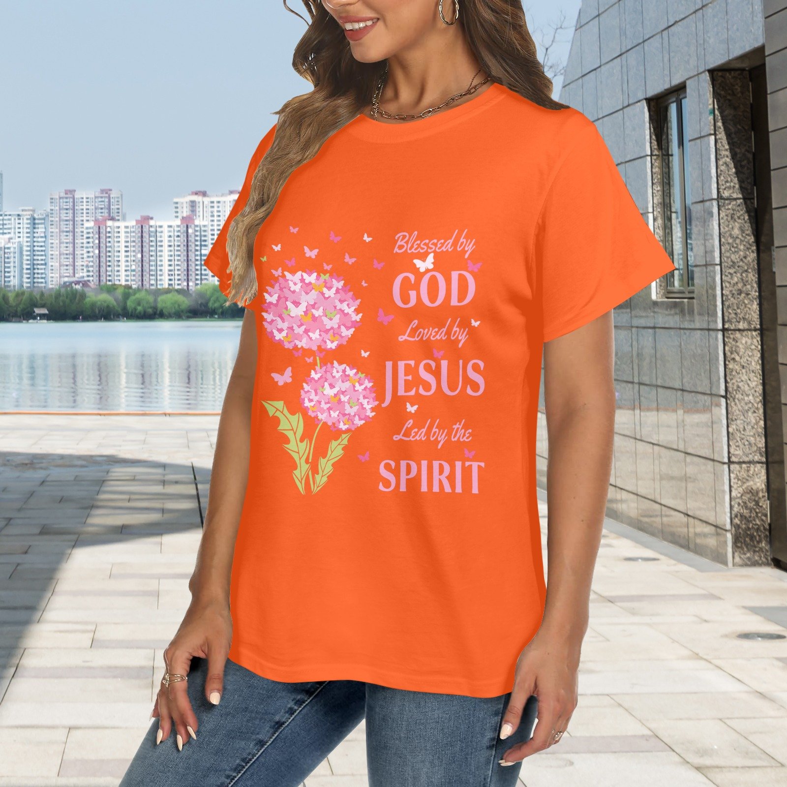 Women's Crewneck Short Sleeve T-Shirt - Image 2