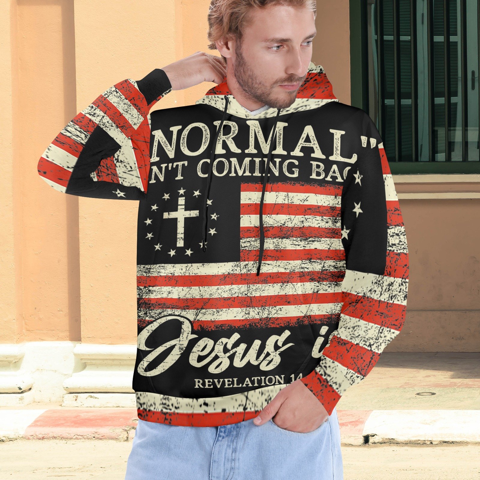 Men's All Over Print Hoodie - Image 5