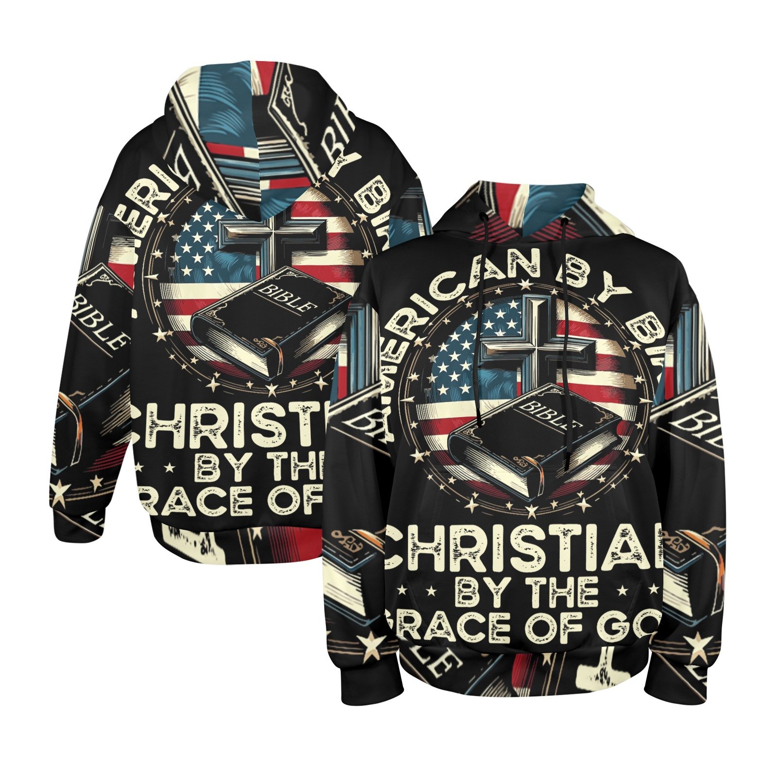 Men's All Over Print Hoodie - Image 4